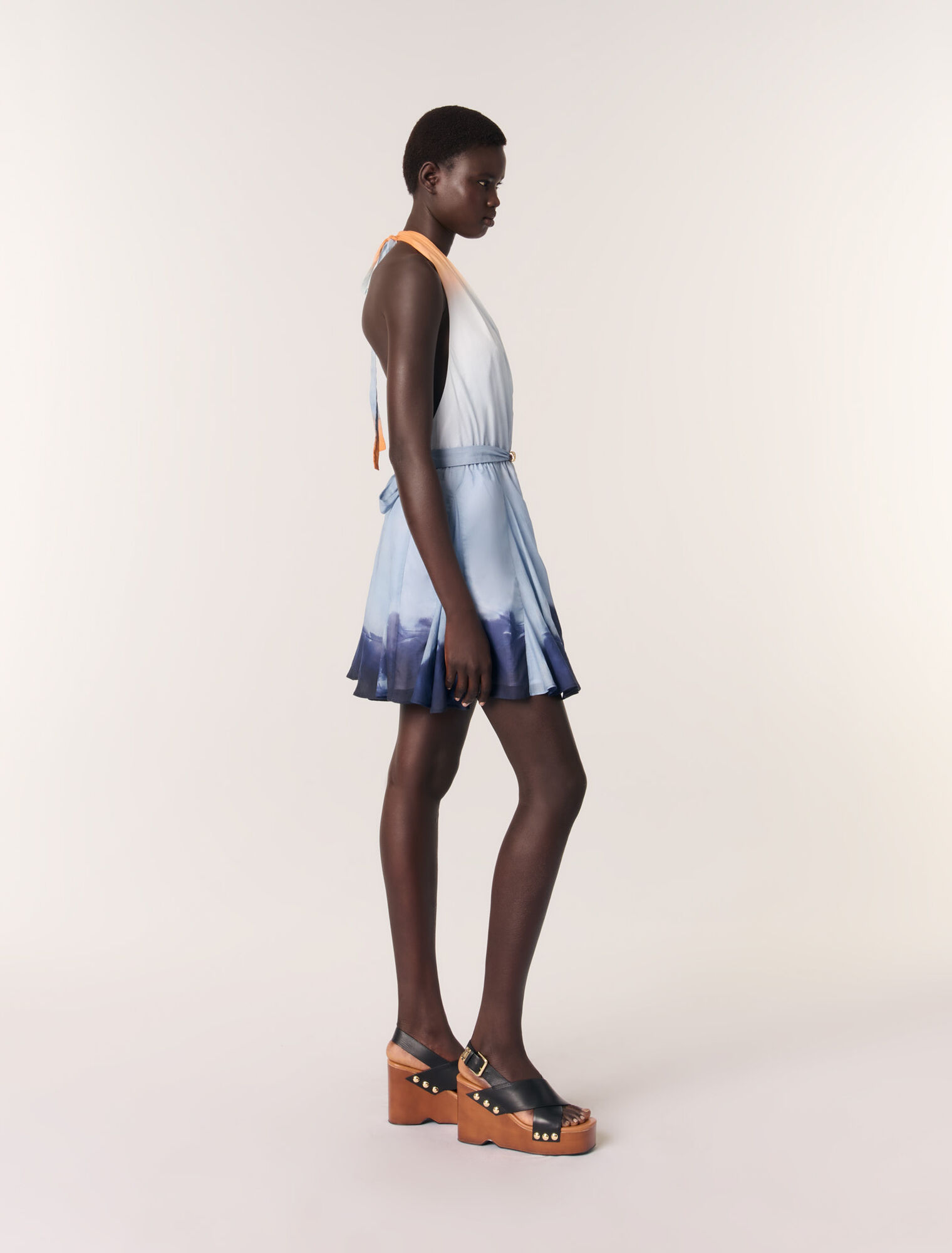 Robe courte tie & dye