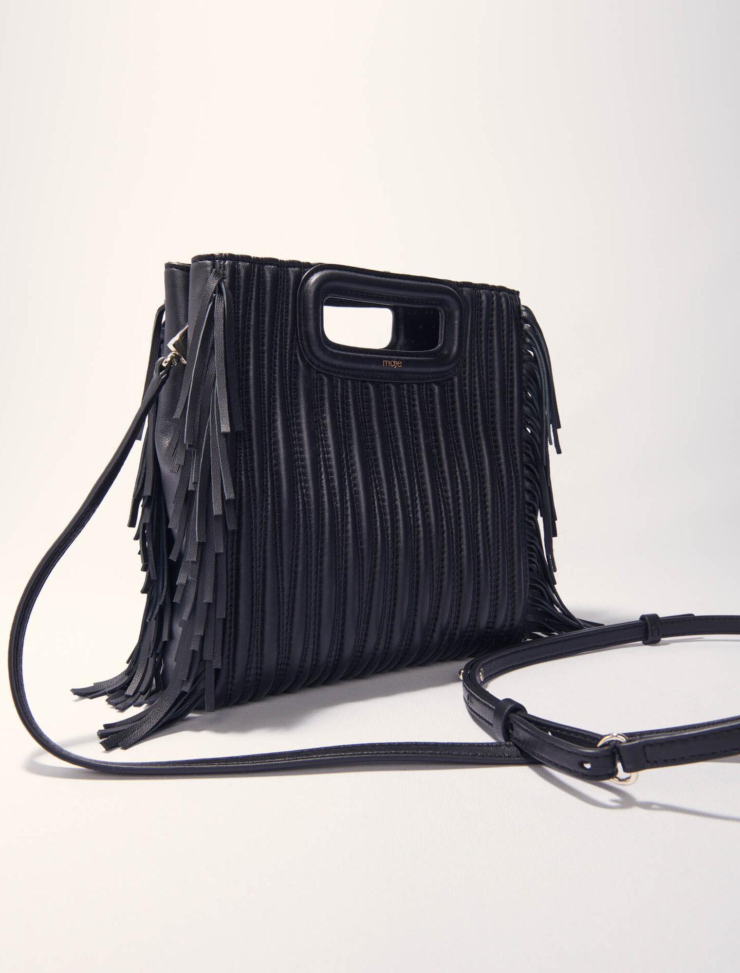 Sac M en cuir matelassé