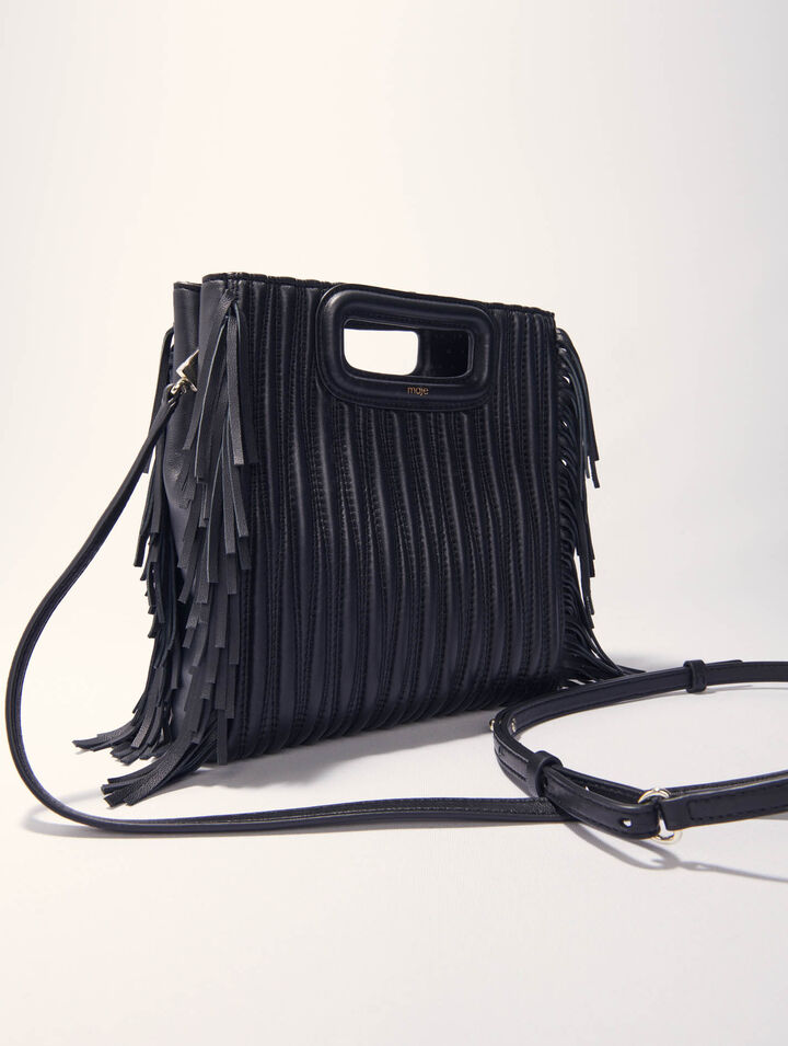 Sac M en cuir matelassé