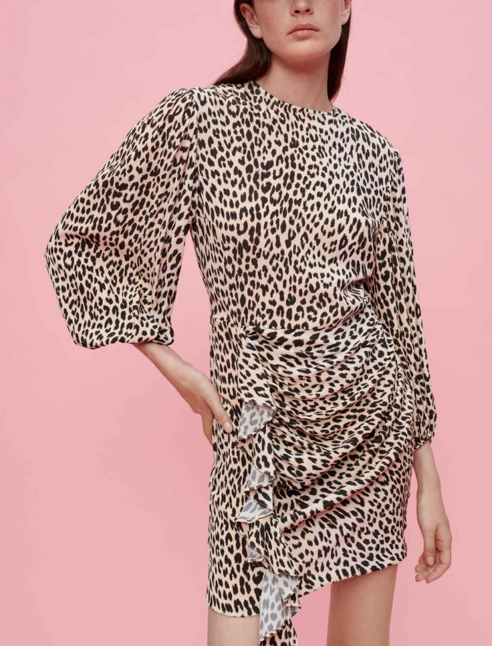 Robe leopard maje outlet