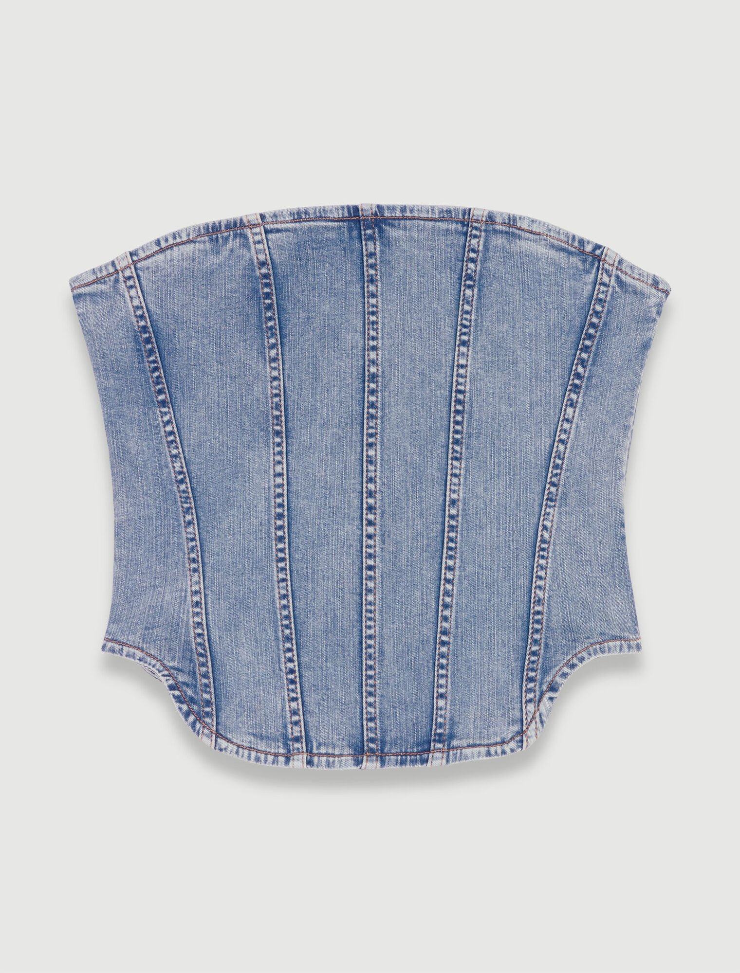 Bustier en jean