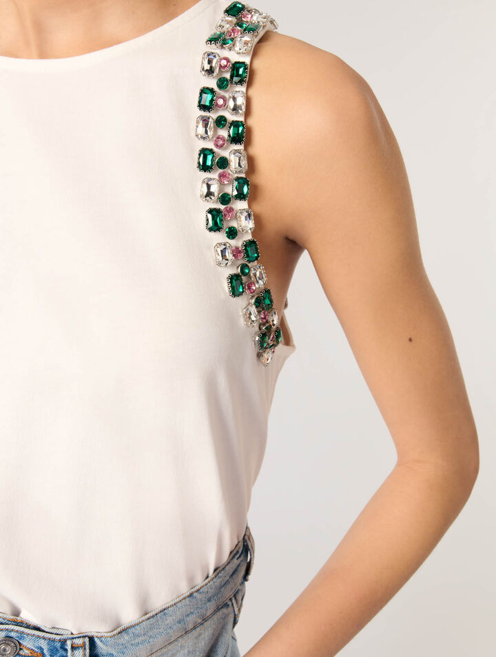 Débardeur à strass