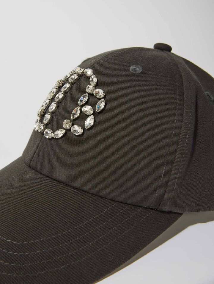 Casquette Clover strass