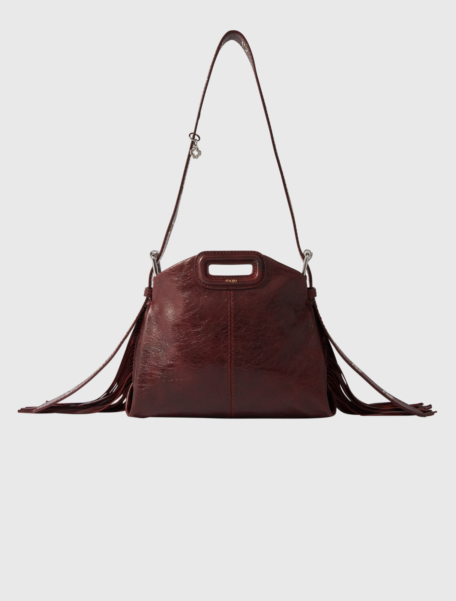 Sac Miss M mini en cuir usé