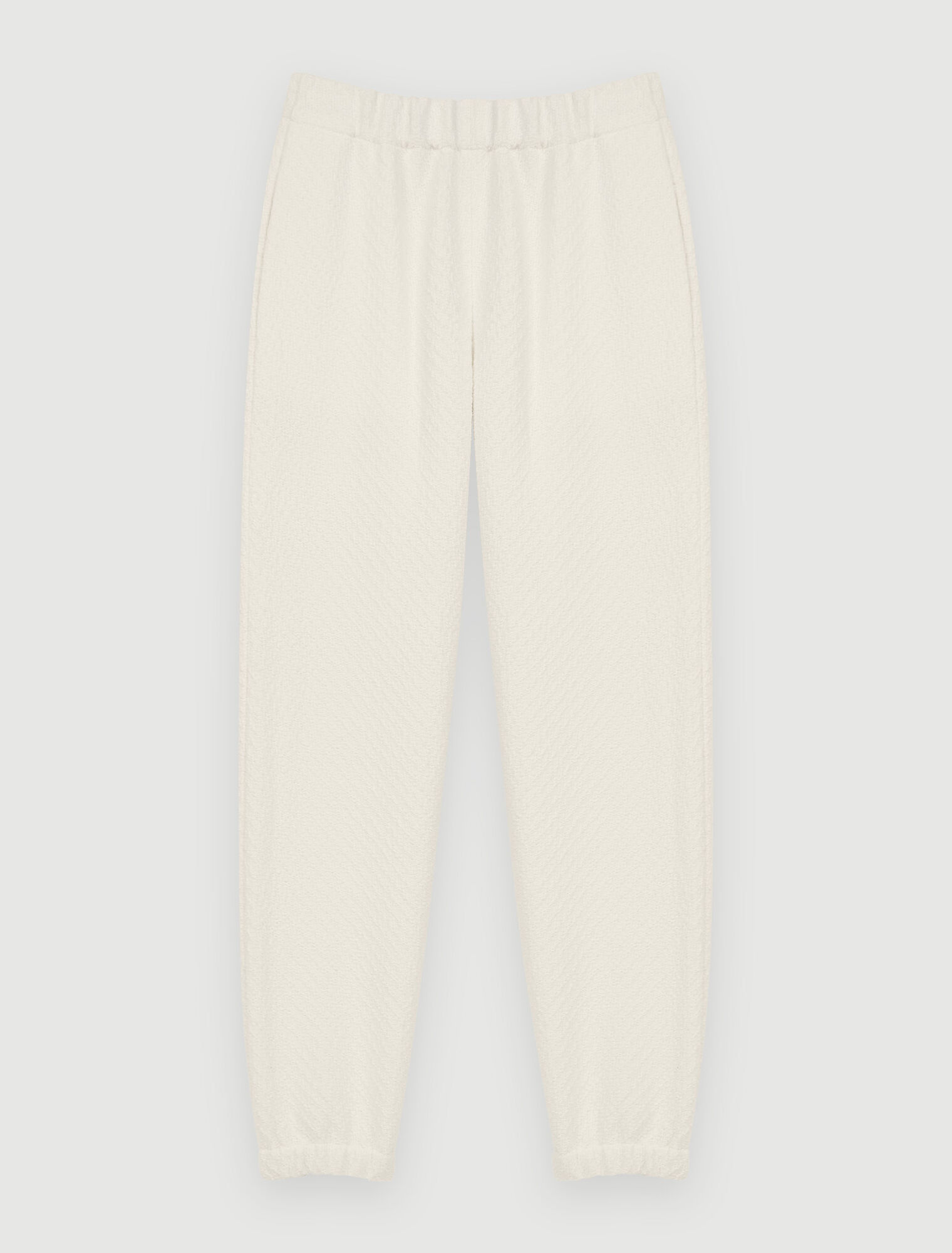 Pantalon de jogging façon tweed