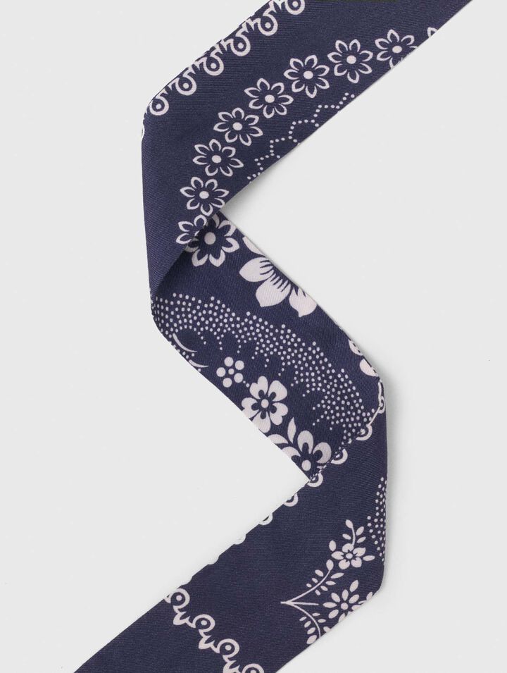 Chouchou imprimé avec twill