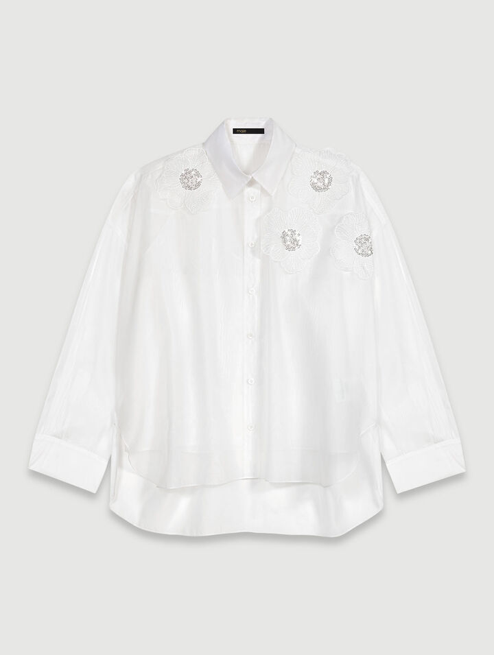 Chemise en organza