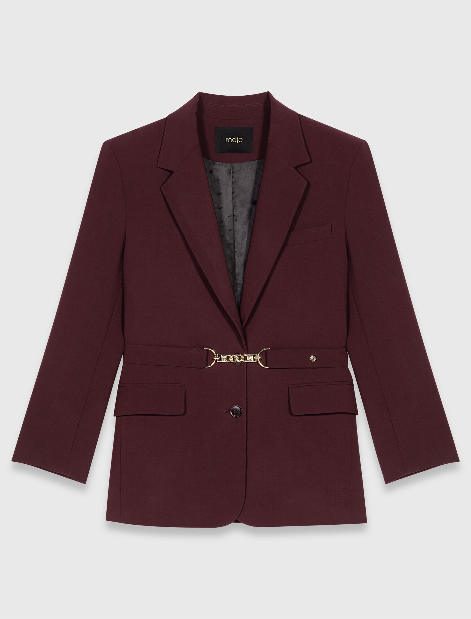 Veste de tailleur à ceinture