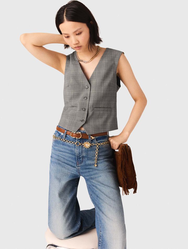 Veston de tailleur à carreaux