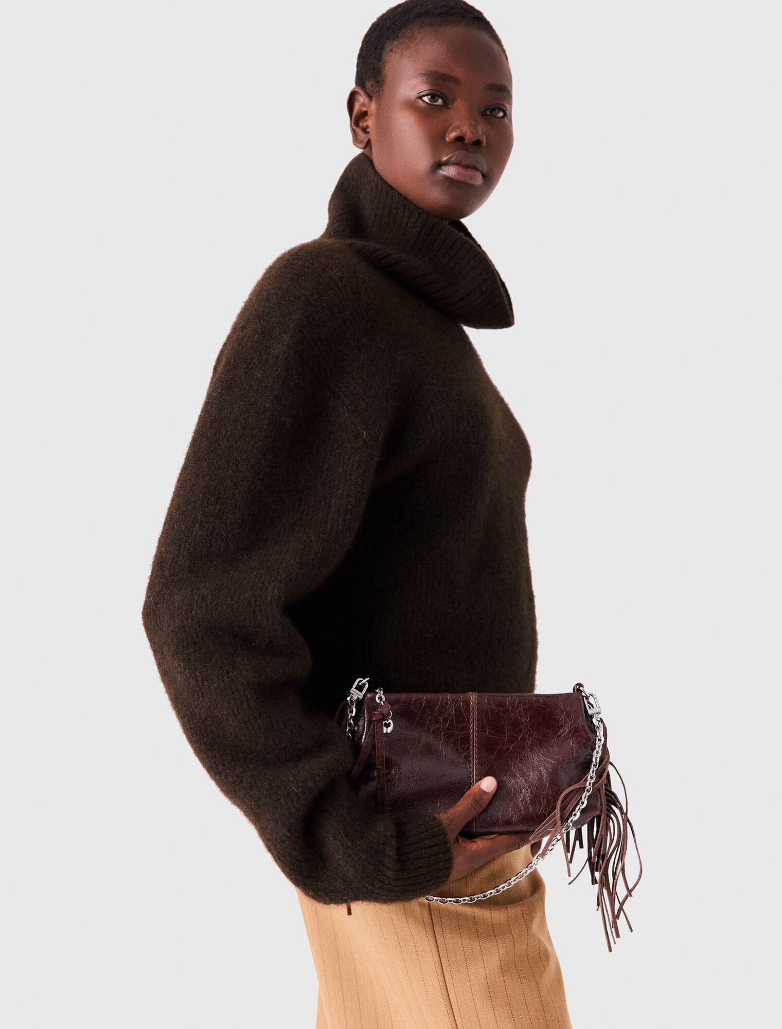 Pochette Miss M pouch en cuir vernis