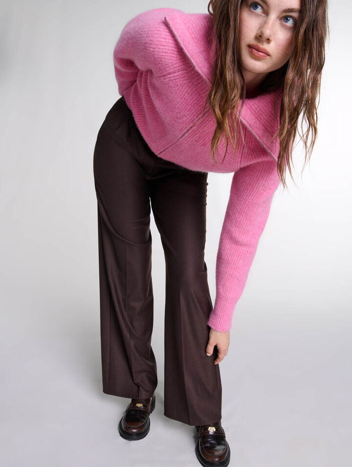 Pantalon de tailleur large