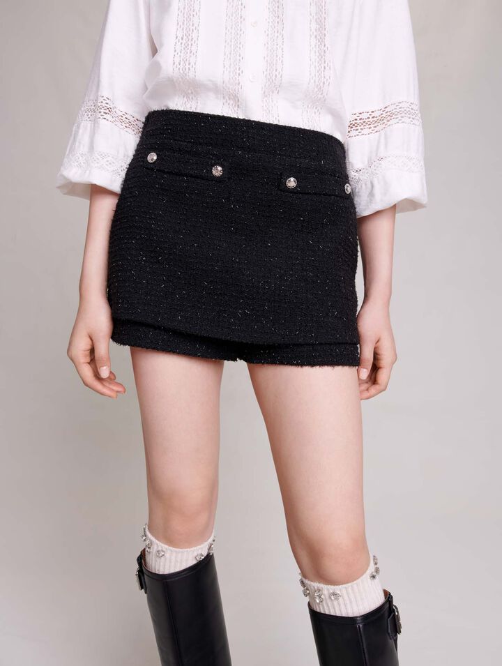 Short en tweed