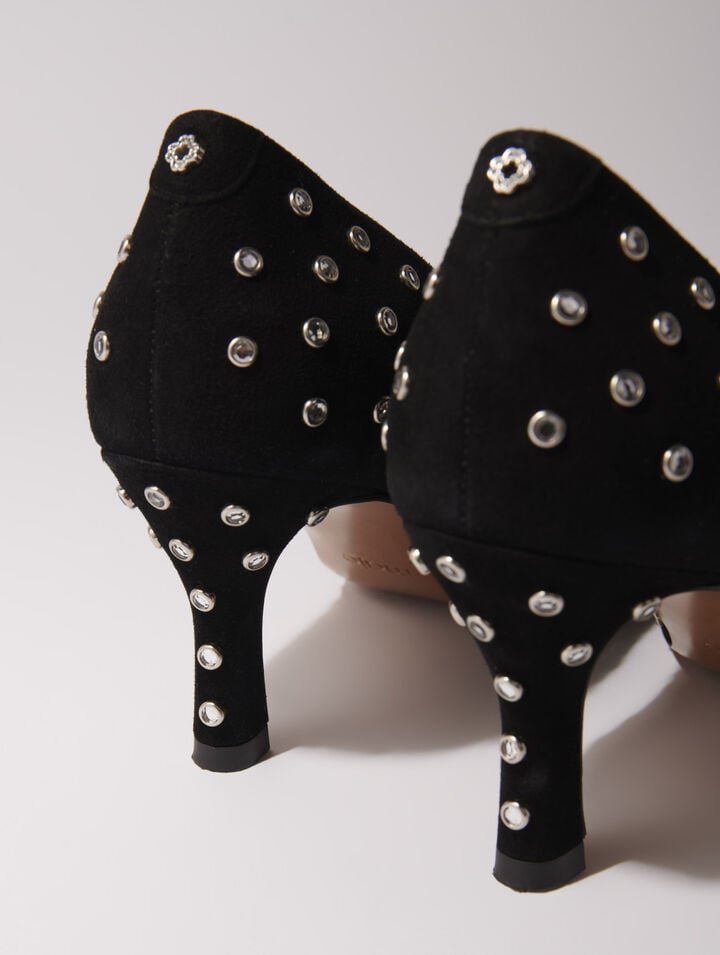 Escarpins pointus à strass