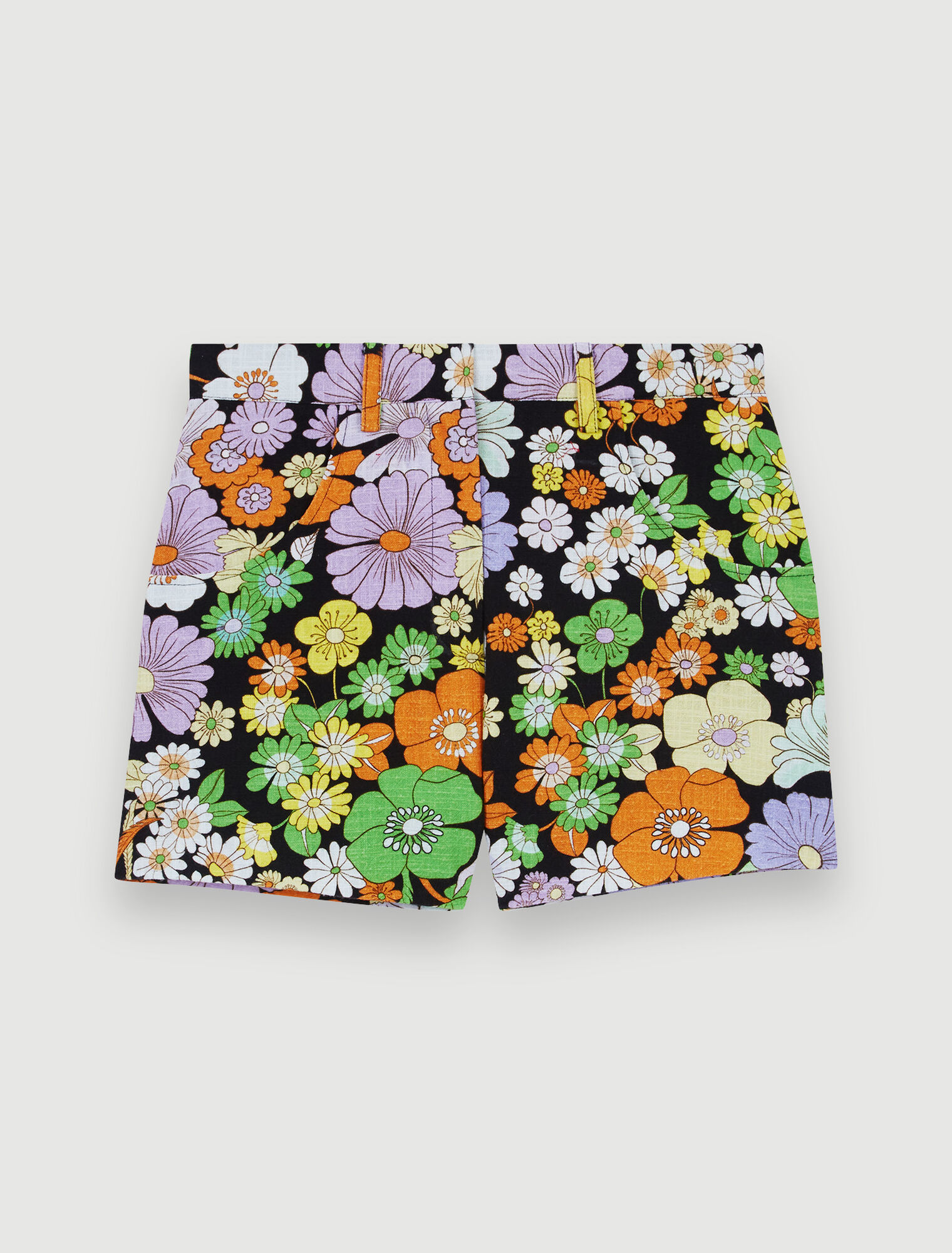 Short imprimé fleurs 70's