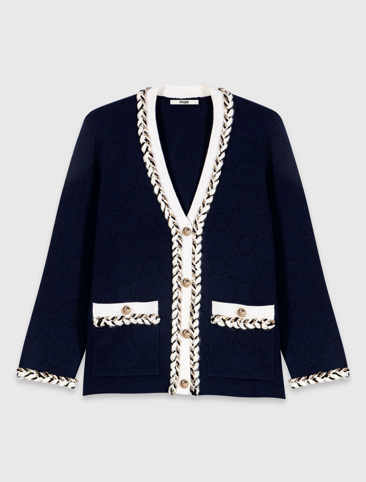 Cardigan avec col en V