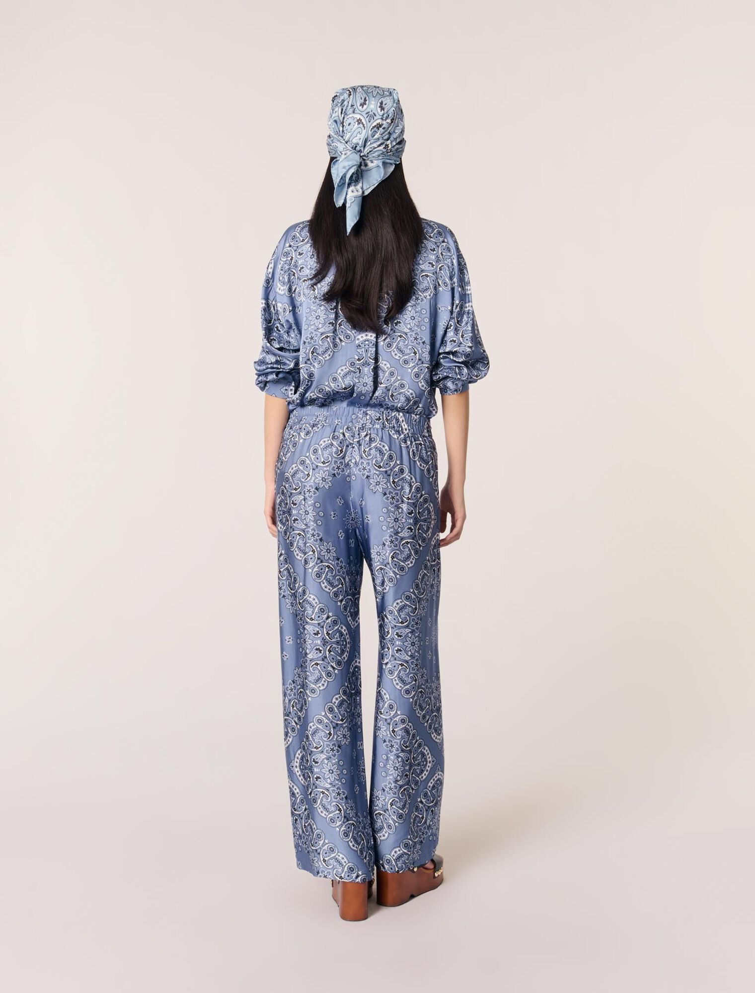 Pantalon fluide imprimé