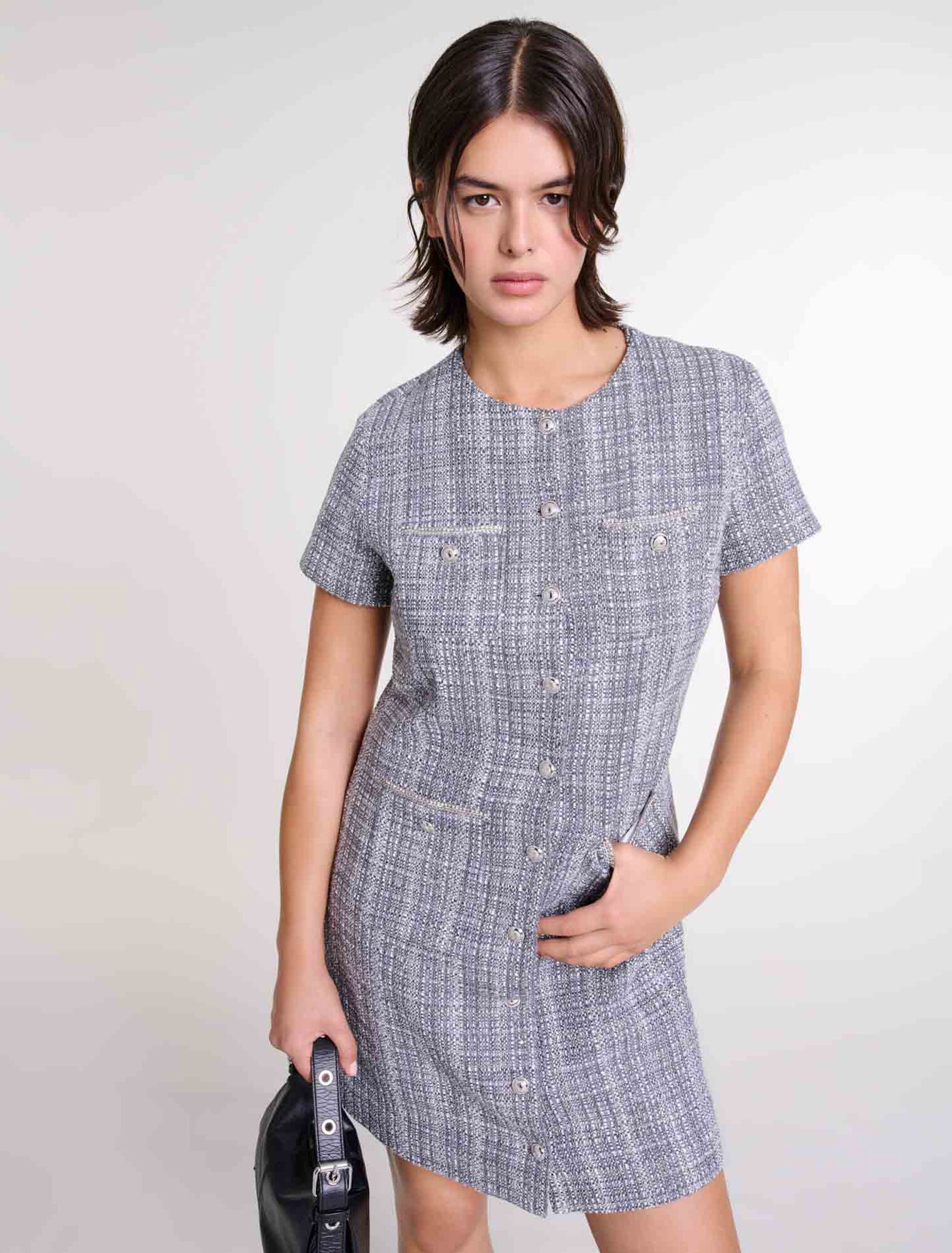 Robe en tweed