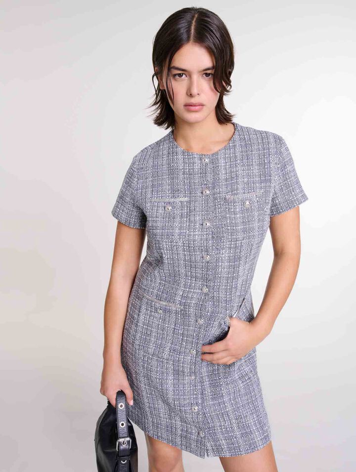 Robe en tweed