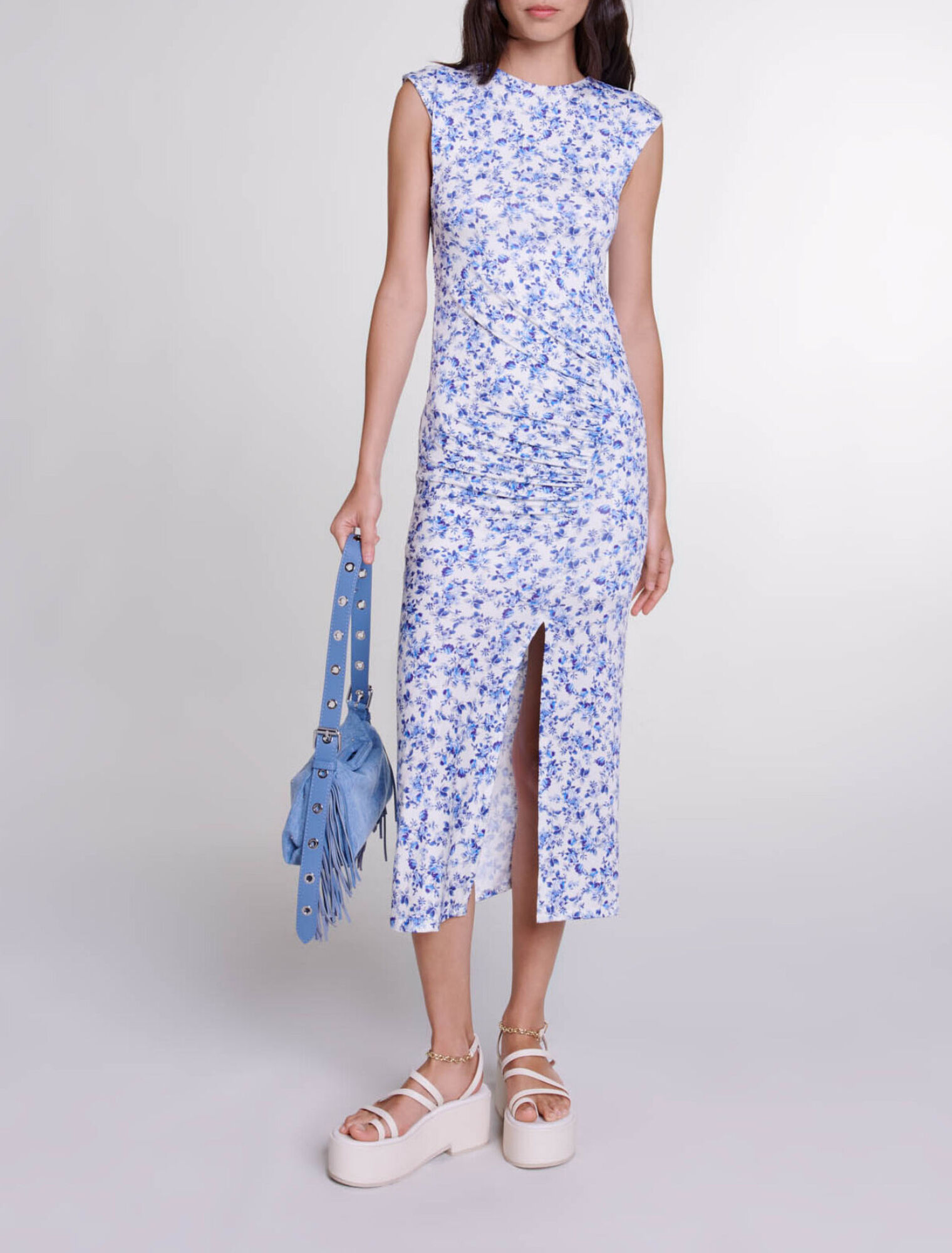 Robe longue imprimée
