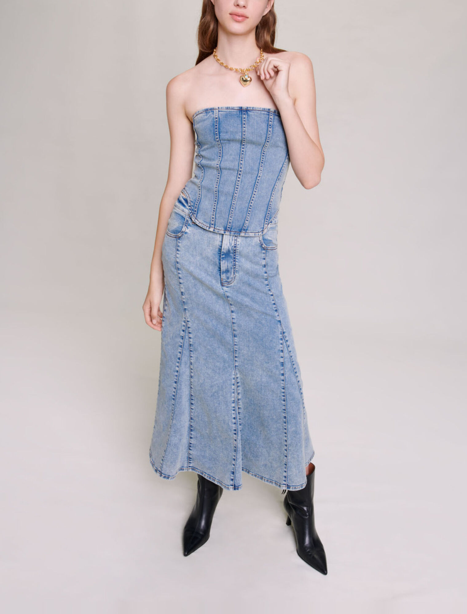 Bustier en jean