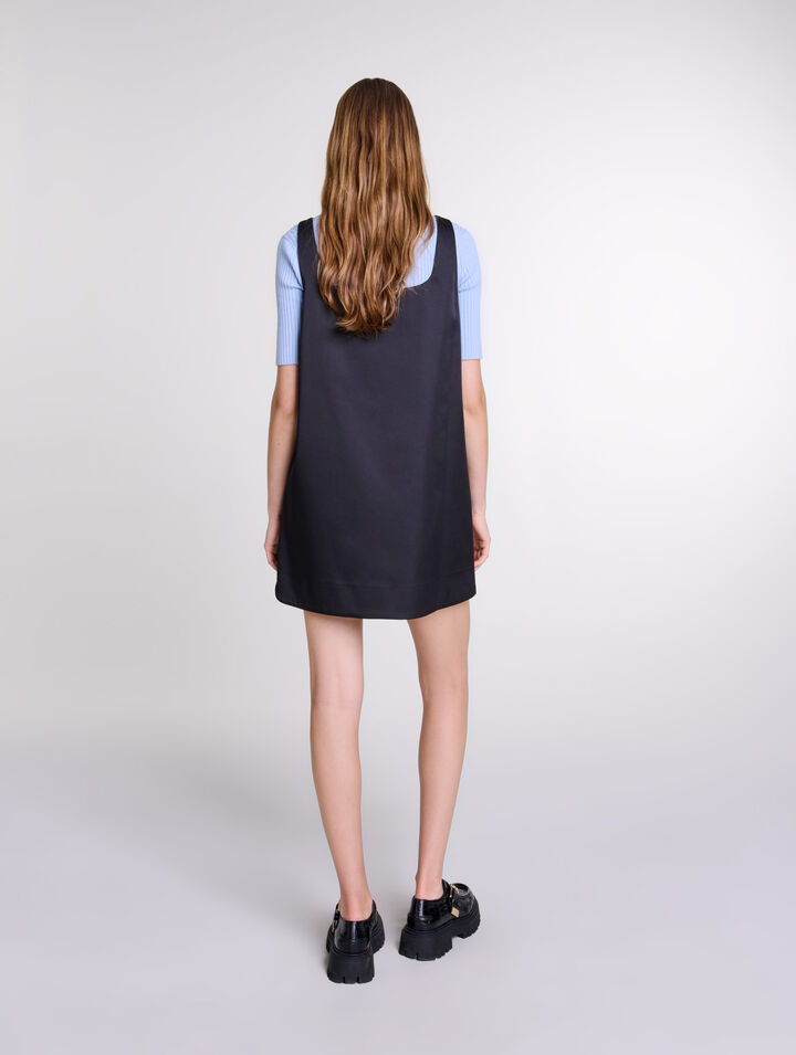 Robe chasuble en satin