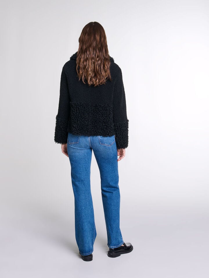 Veste en bouclette