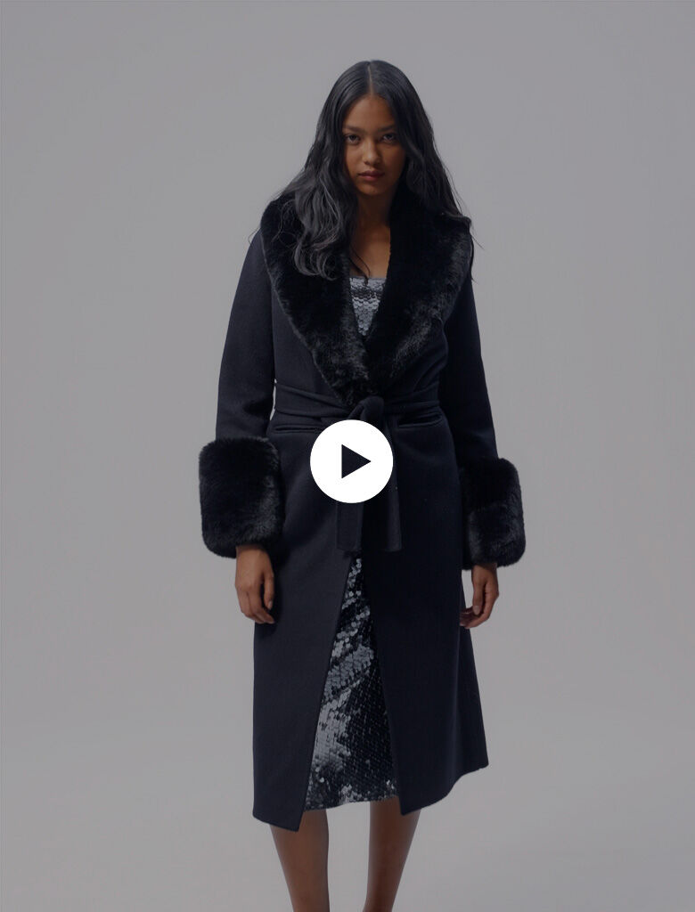 Manteau en double face