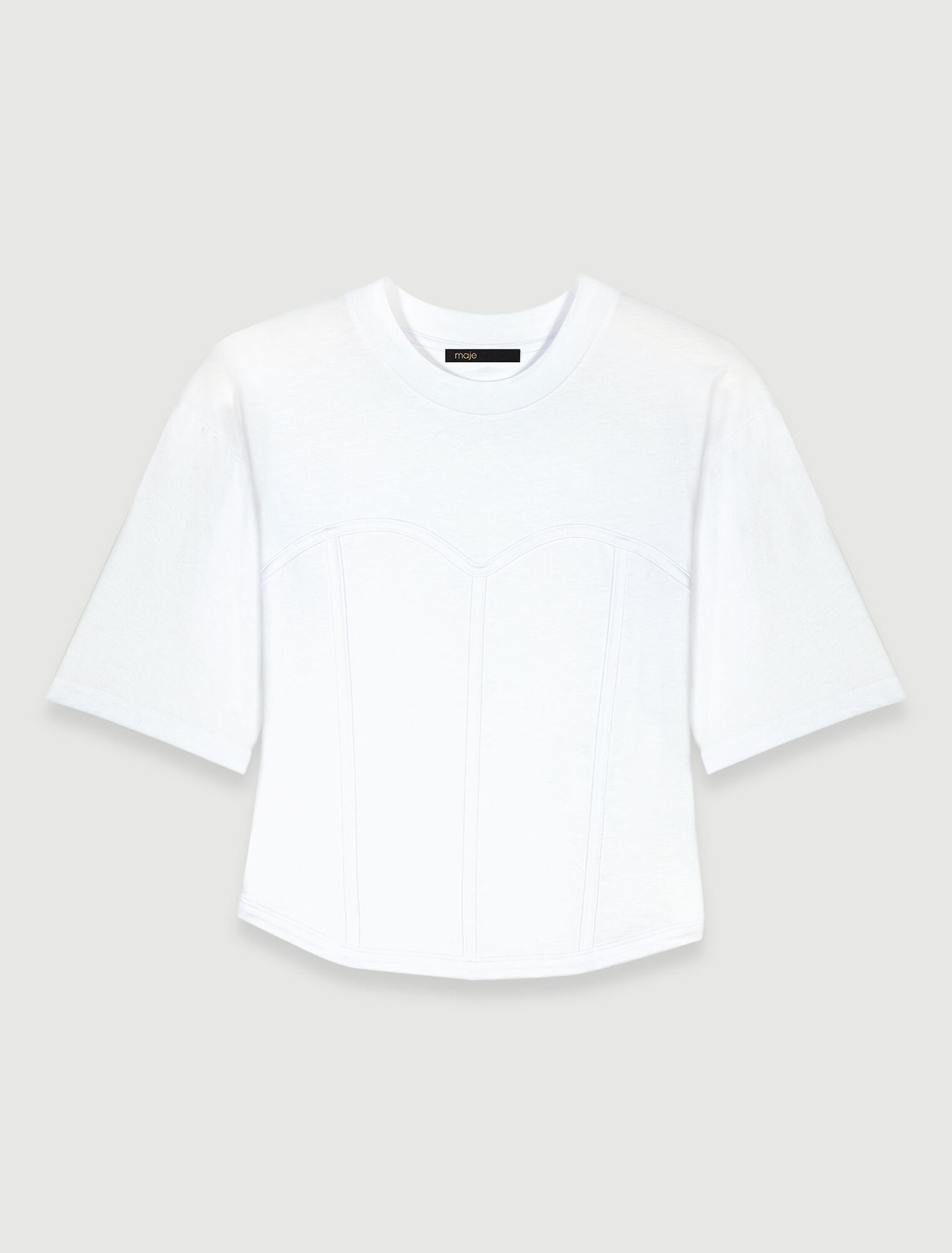 T-shirt effet corset