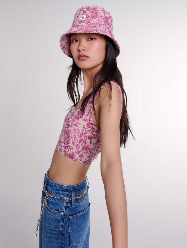 Brassière imprimée