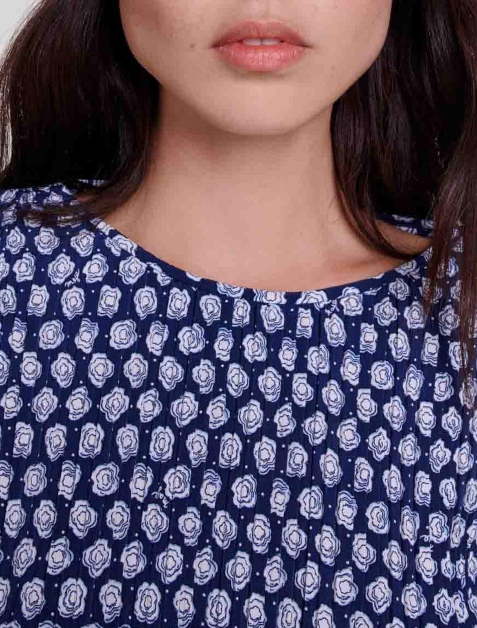 Robe courte fleurie