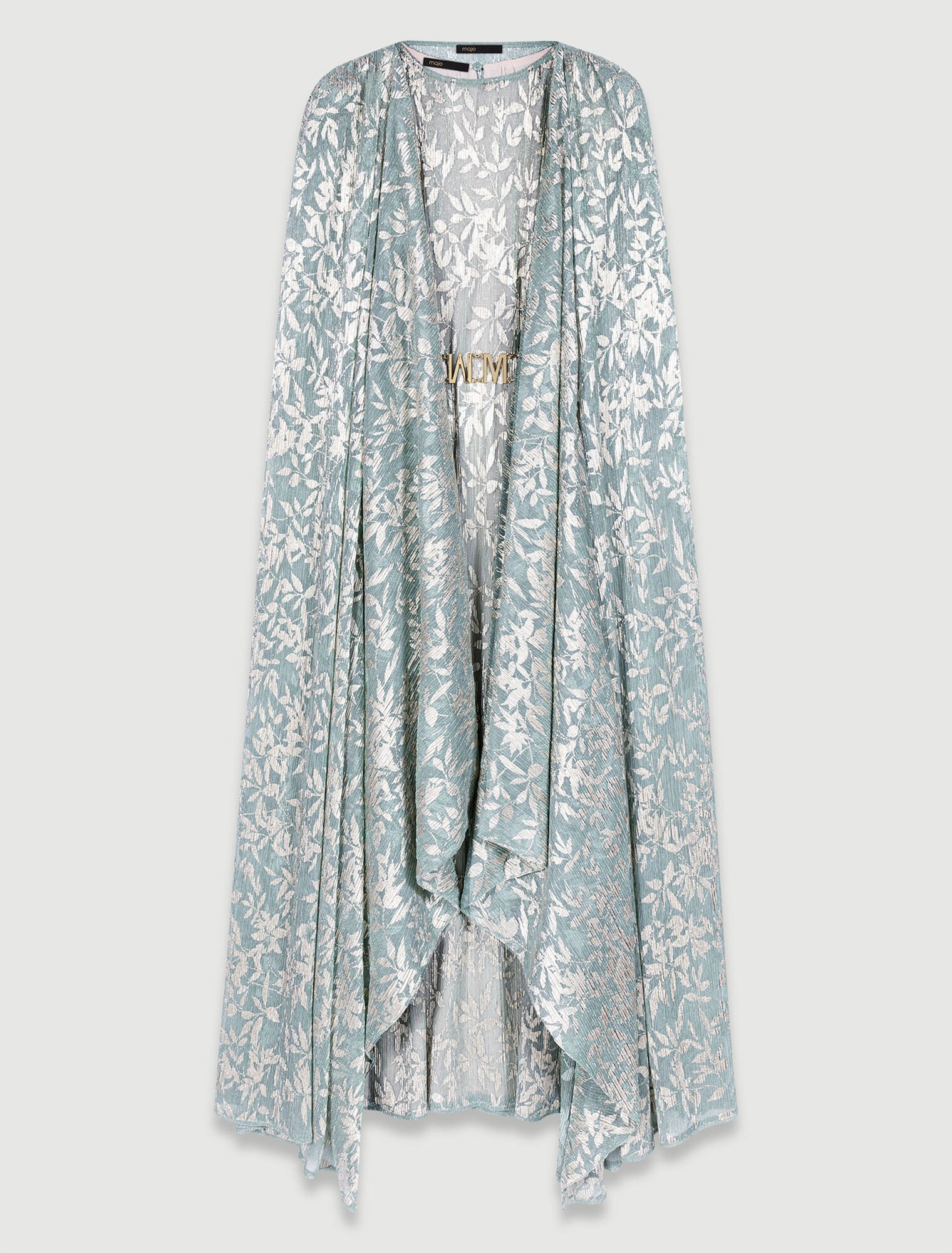 Robe longue à cape