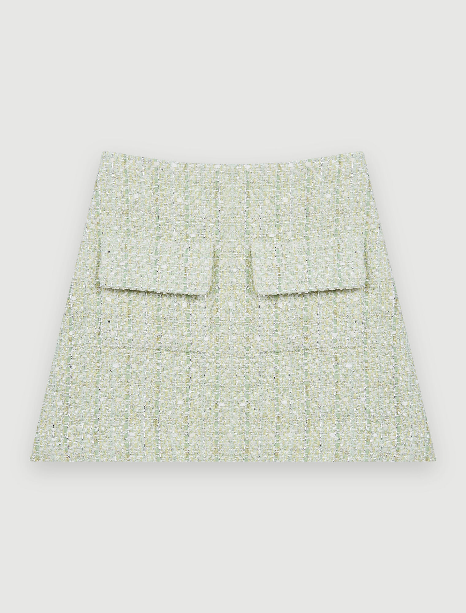 Jupe en tweed avec brillance