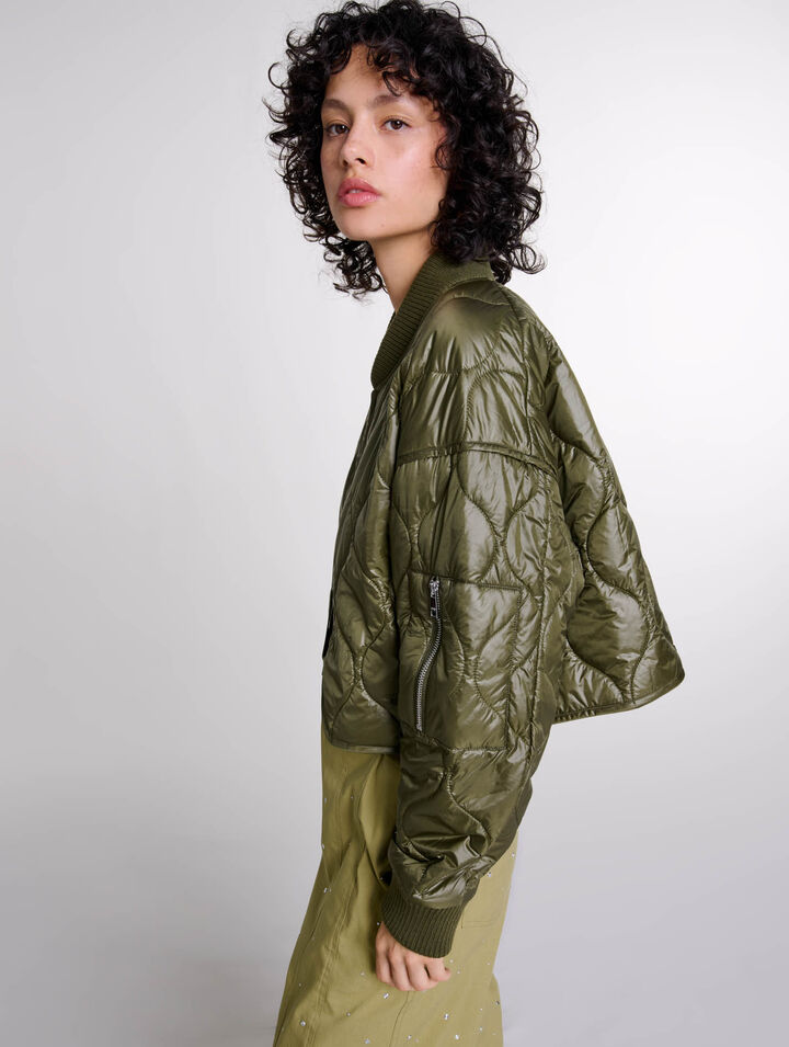 Blouson court matelassé