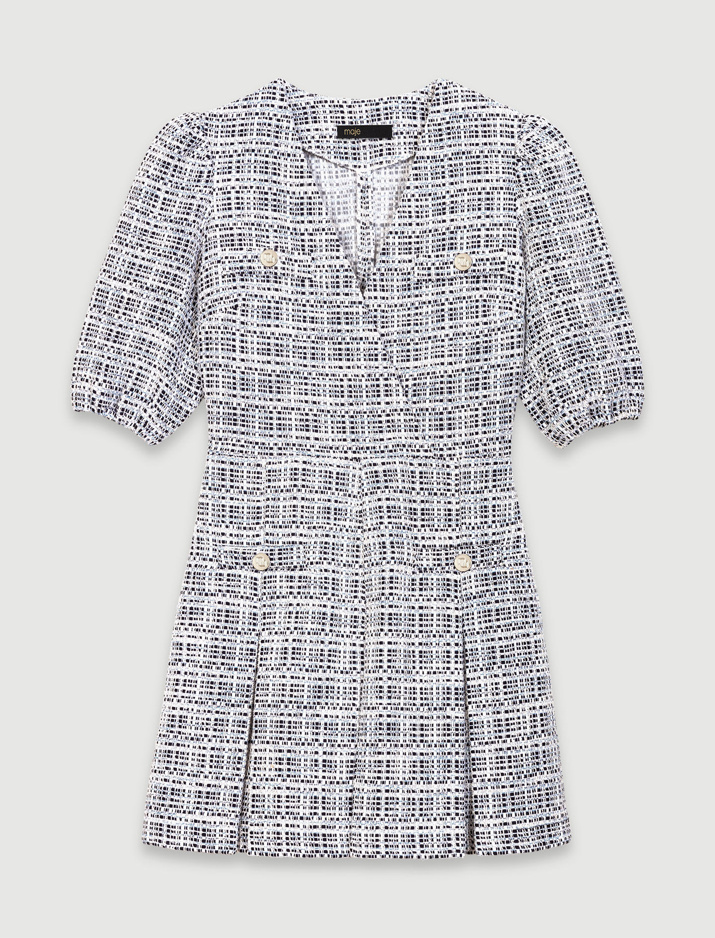 Robe en tweed maje 2025