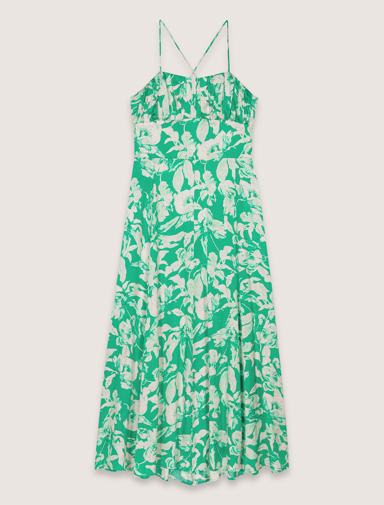 Robe longue imprimée