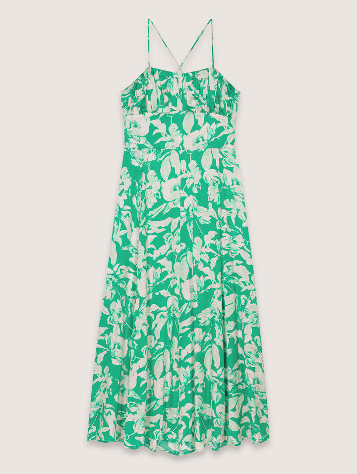 Robe longue imprimée