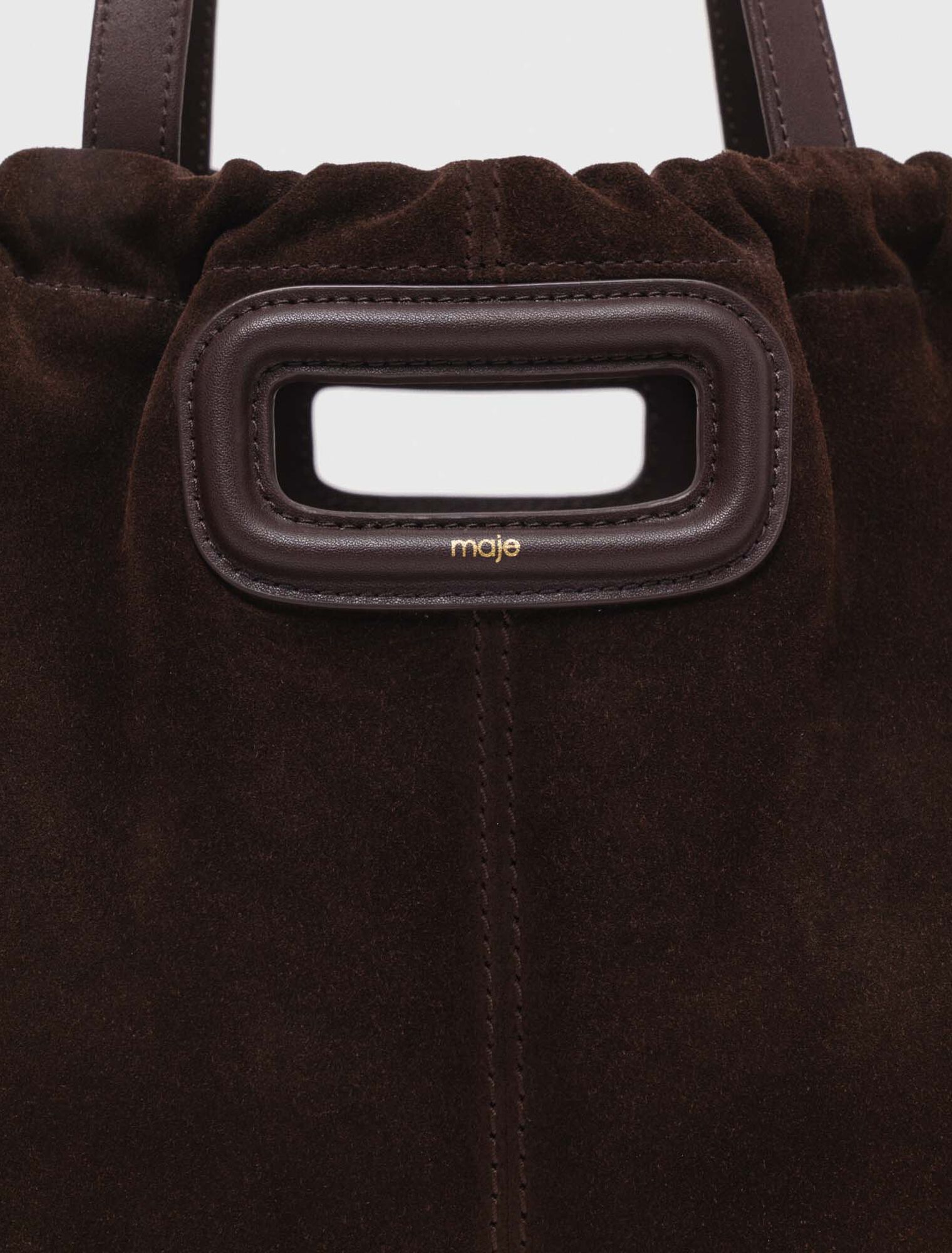 Sac M tote en cuir suède