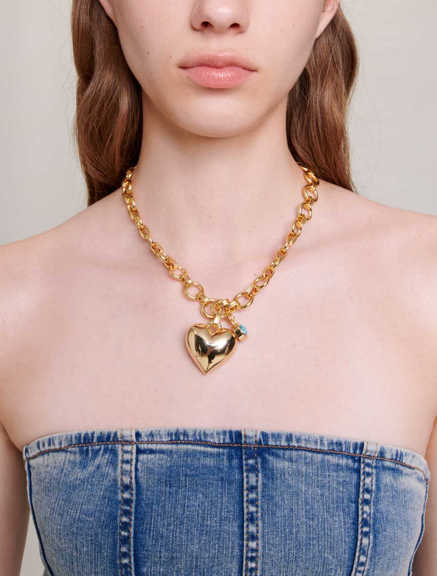 Bustier en jean