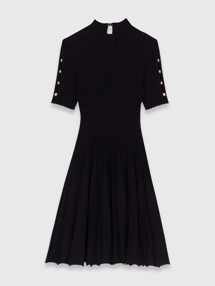 Robe courte en maille