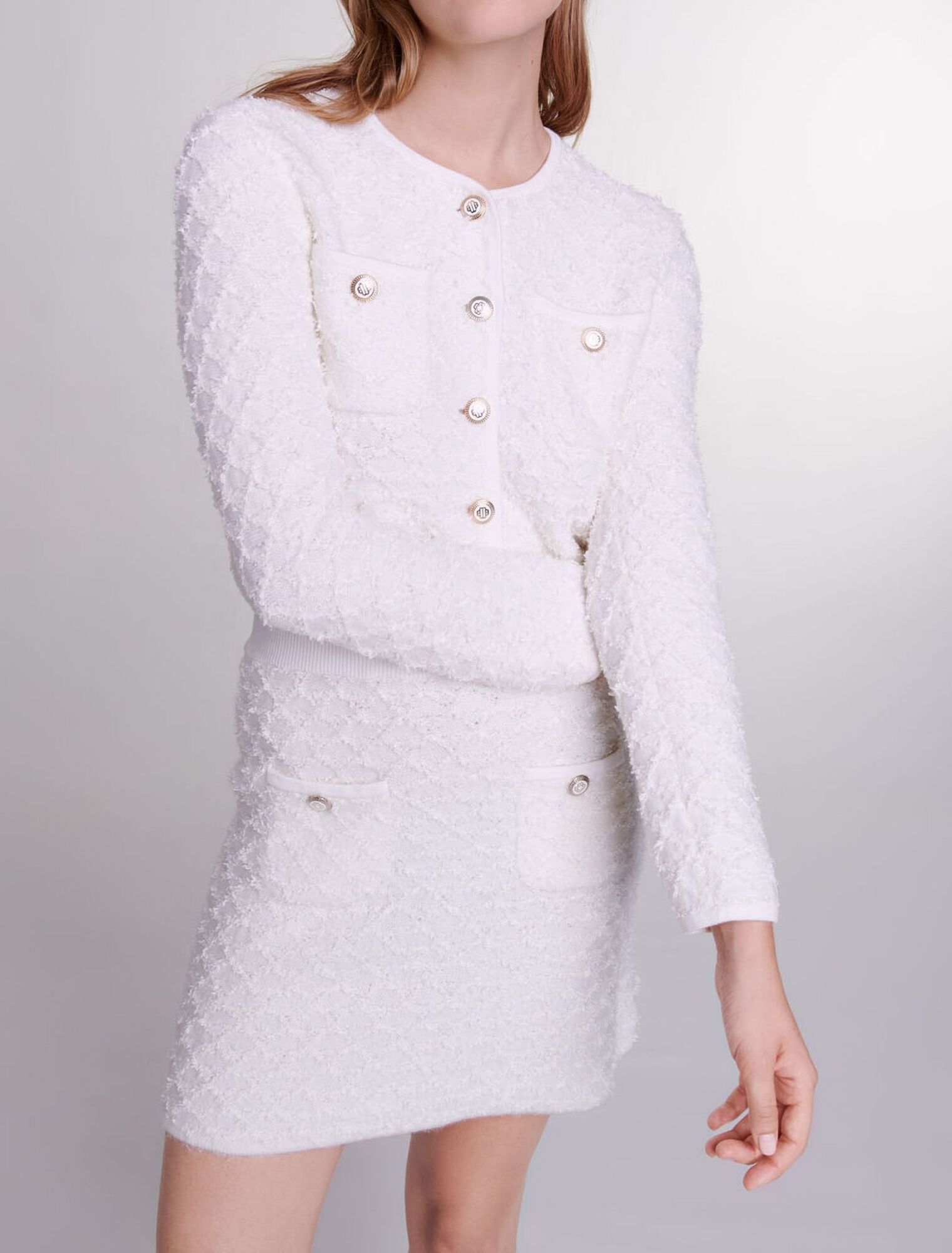 Jupe courte en maille