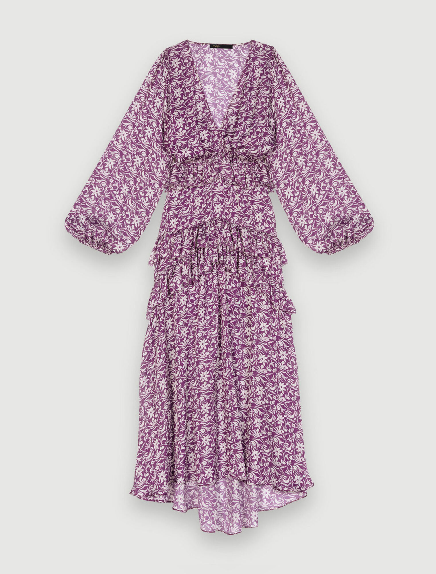 Robe longue imprimé fleuri
