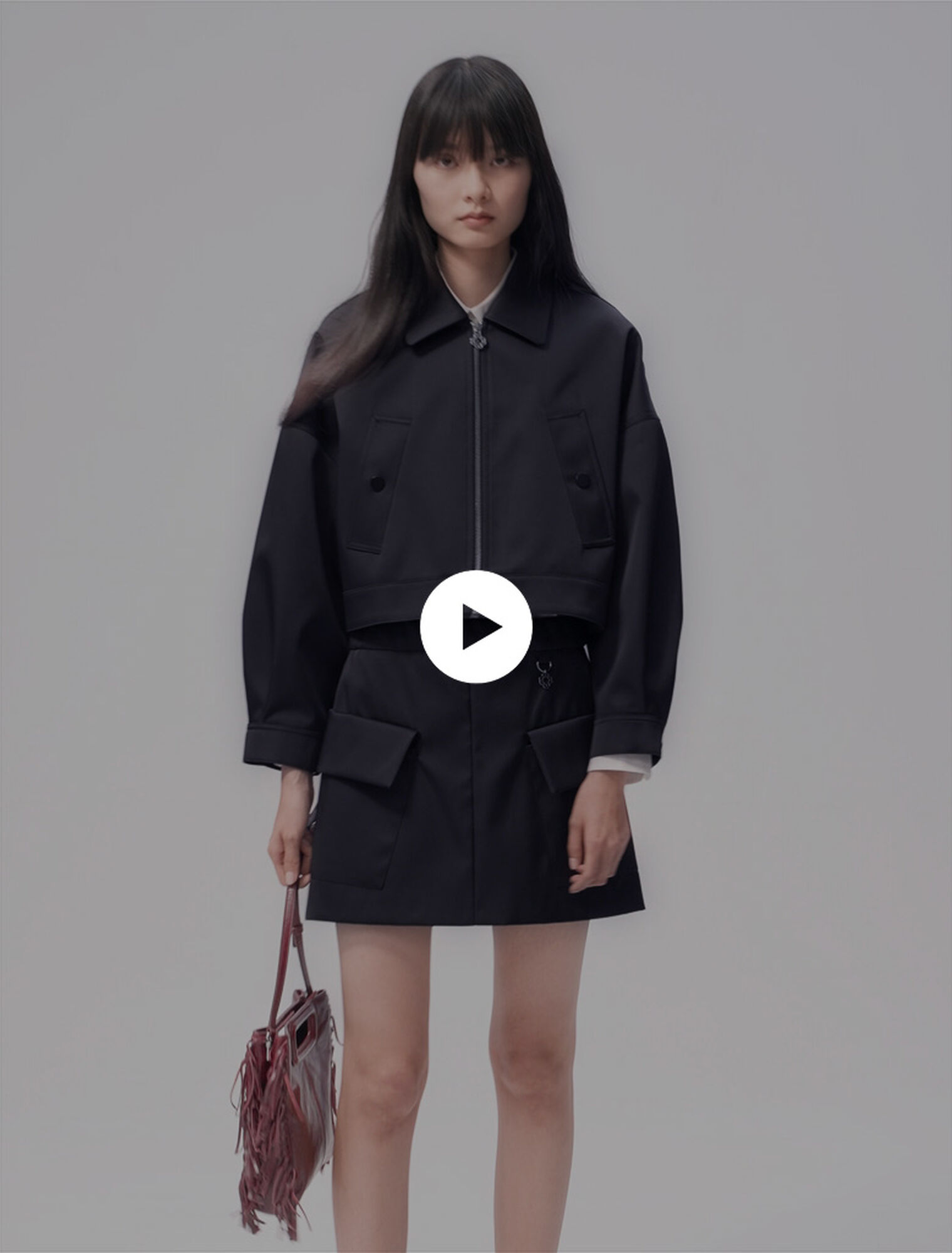 Blouson en satin