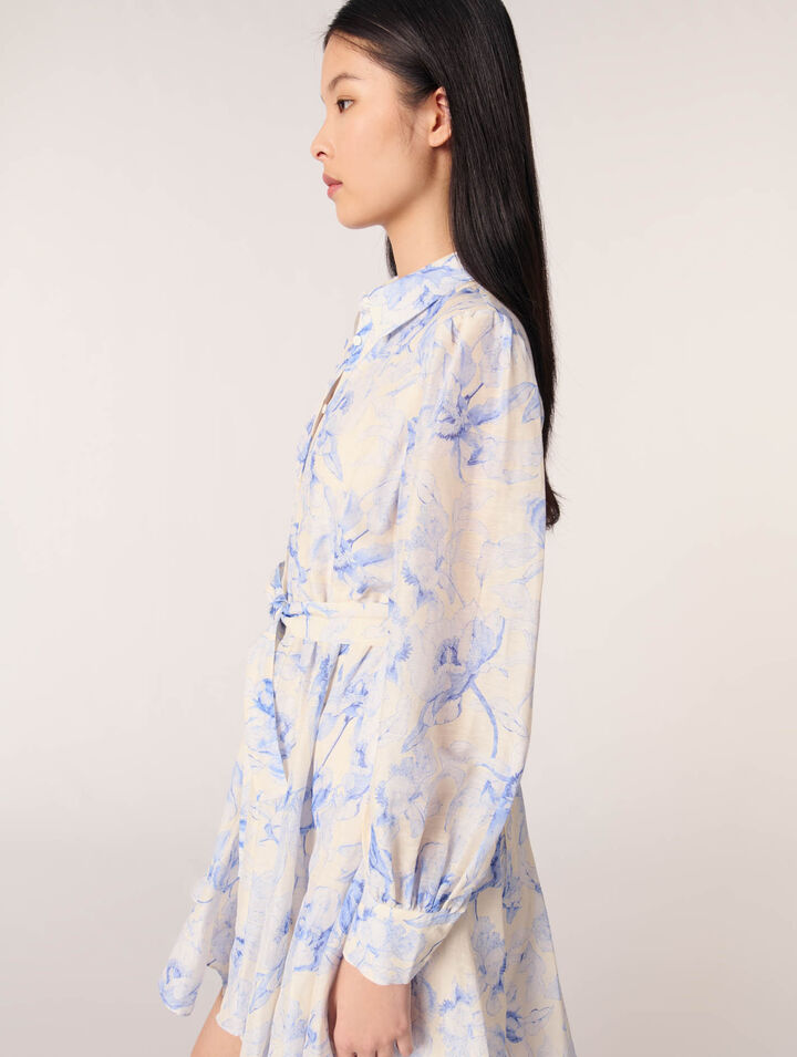 Robe chemise imprimée