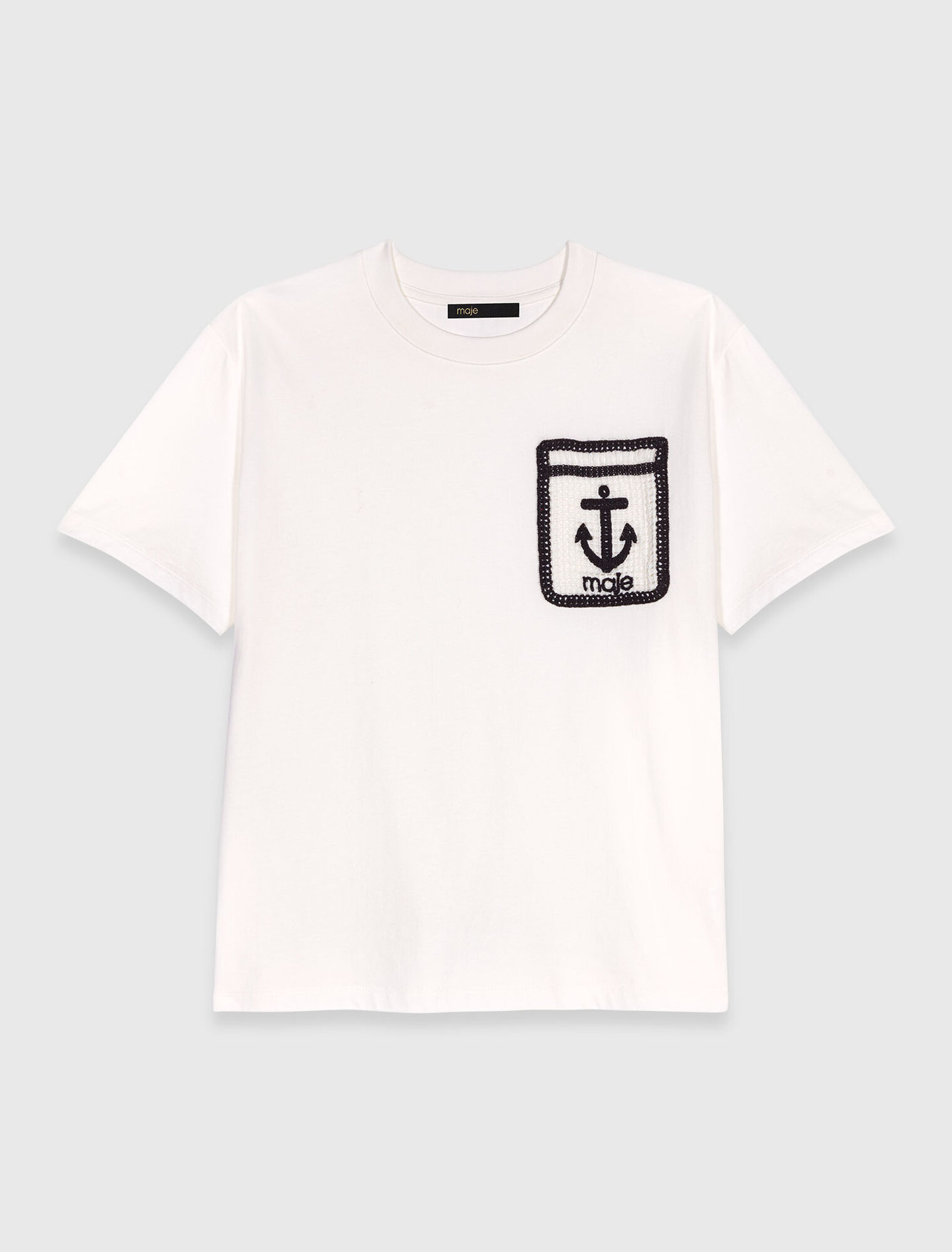 Tee-shirt avec poche brodée