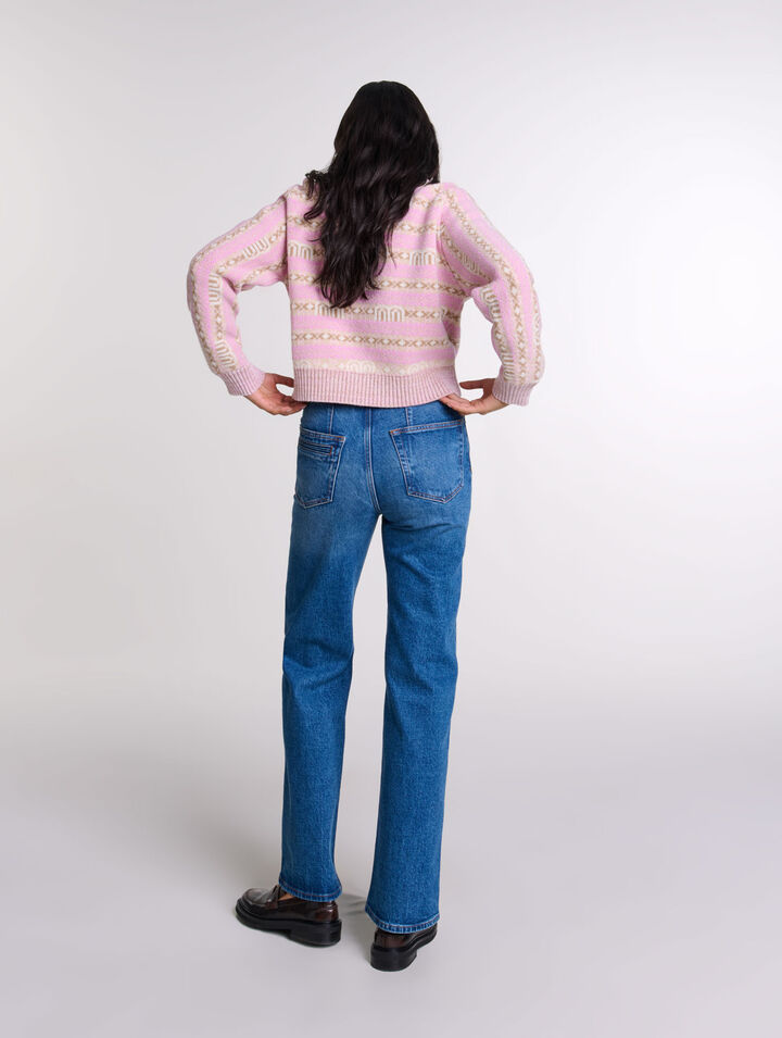 Pull jacquard