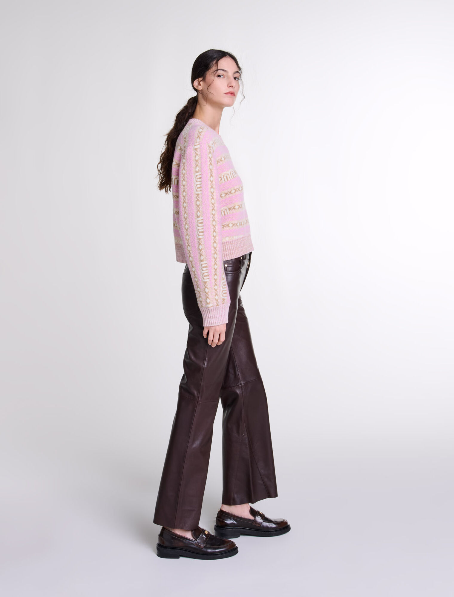 Pantalon en cuir