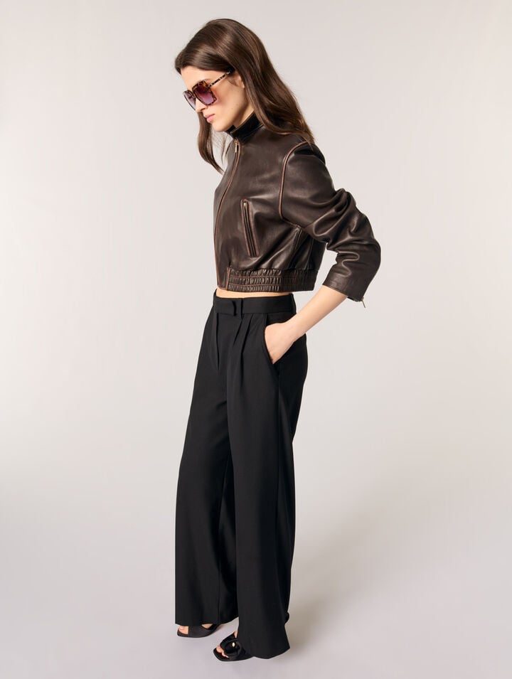 Pantalon large de costume