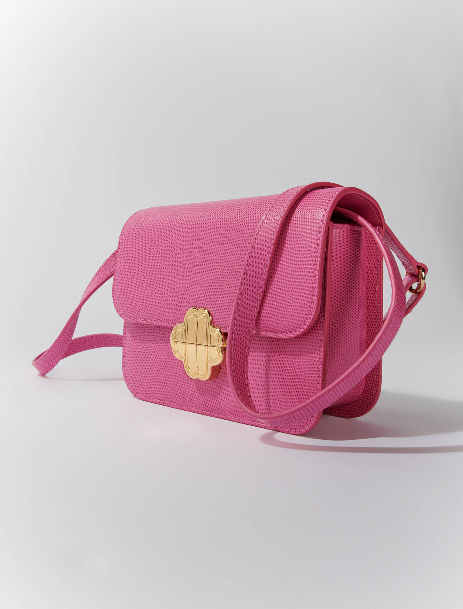 Sac Clover en cuir effet lézard