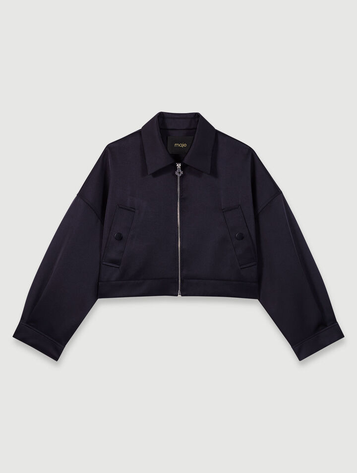 Blouson en satin