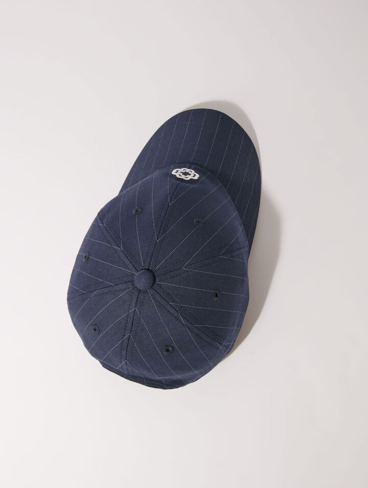 Casquette à rayures